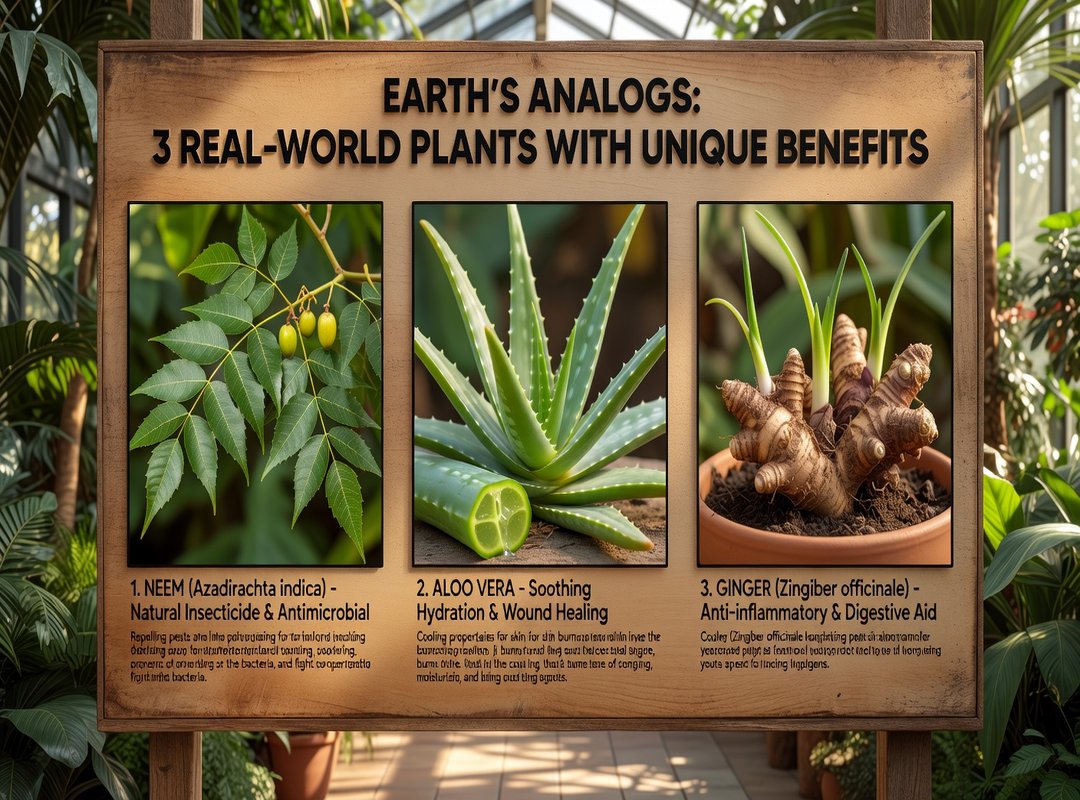 Earth's Analogs: 3 Real-World Plants with 'Ithana-Like' Benefits