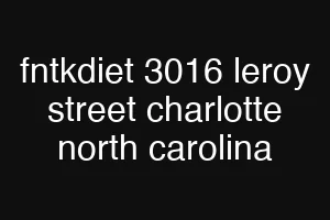 fntkdiet 3016 leroy street charlotte north carolina